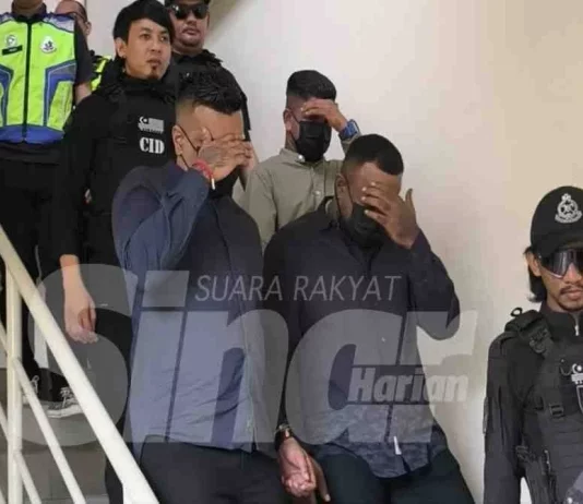 Tiga lelaki mengaku tidak bersalah bakar kereta isteri Cikgu Chandra