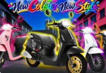 Benelli Panarea 125 kini ditawarkan dalam empat warna baharu
