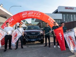 Isuzu D-MAX 2.2 cabar kemampuan pusing Semenanjung guna satu tangki