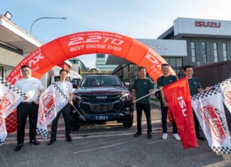 Isuzu D-MAX 2.2 cabar kemampuan pusing Semenanjung guna satu tangki