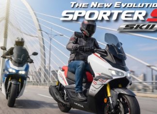MODA lancar Sporter S SKII – skuter canggih dengan skrin TFT 7 inci, kamera HD