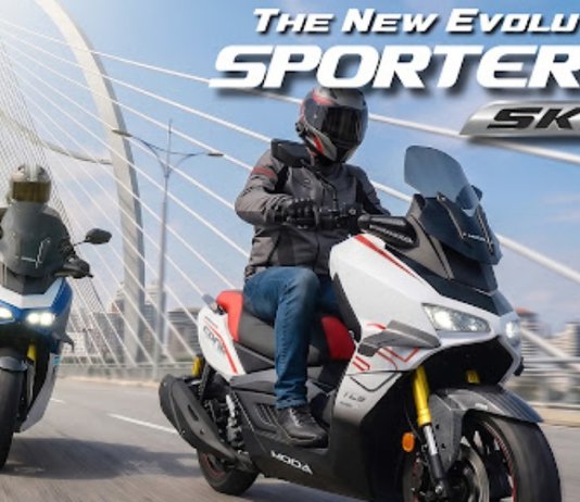 MODA lancar Sporter S SKII – skuter canggih dengan skrin TFT 7 inci, kamera HD