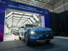 Proton e.MAS 7 PHEV mula pemasangan CKD di Tanjong Malim