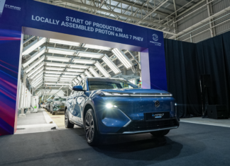 Proton e.MAS 7 PHEV mula pemasangan CKD di Tanjong Malim