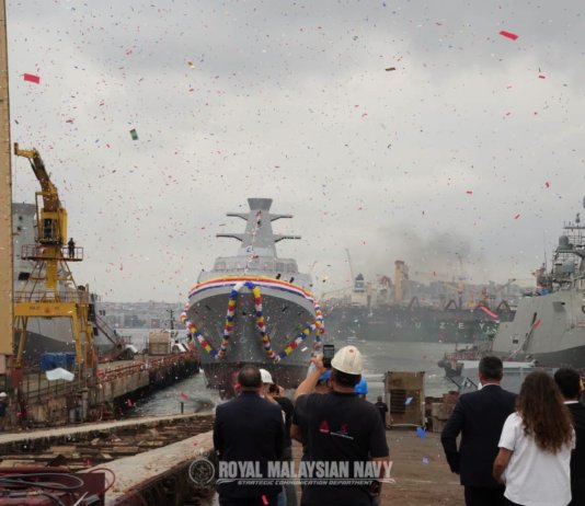 Kapal perang ‘Tunku Osman Jewa’ rasmi lancar di Turkiye