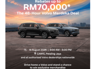 Kempen ’48-Hour Volvo Merdeka Deal’ tawar rebat hingga RM70,000