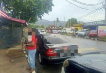 Mercedes warga Bangladesh bawa sayur kena sita