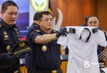 Pemeriksaan awal tiada objek mencurigakan pada bagasi juruterbang