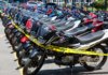 Polis serah semula 222 motor RX-Z kepada pemilik
