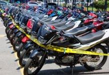 Polis serah semula 222 motor RX-Z kepada pemilik