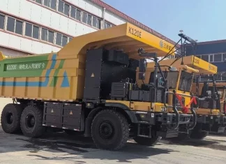 Pertama dunia, trak perlombongan bateri natrium ion mula operasi