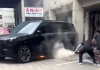 Lynk & Co 900 terbakar, pengedar dakwa punca dari power bank terpelanting