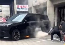 Lynk & Co 900 terbakar, pengedar dakwa punca dari power bank terpelanting