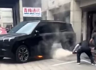 Lynk & Co 900 terbakar, pengedar dakwa punca dari power bank terpelanting