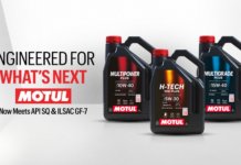 Motul umum naik taraf rangkaian minyak enjin kenderaan penumpang