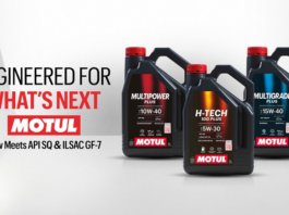 Motul umum naik taraf rangkaian minyak enjin kenderaan penumpang