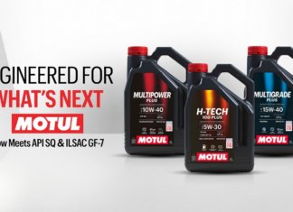Motul umum naik taraf rangkaian minyak enjin kenderaan penumpang