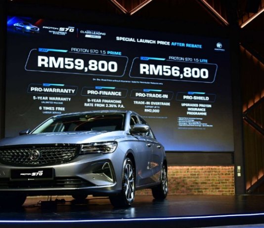 Proton S70 Lite, Prime tersedia pada harga bermula RM56,800