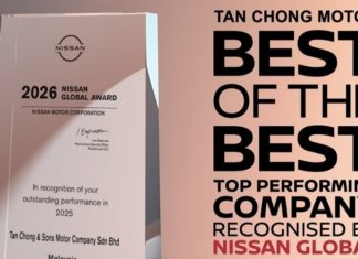 Tan Chong raih Nissan Global Award 2026