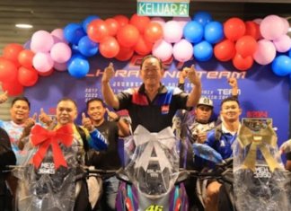 Yamaha serah 200 unit pertama XMAX 300 Tech MAX