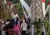 Baru saja gunting riben, jambatan gantung roboh