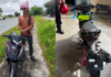 Model motor sama tetapi guna nombor plat kakak