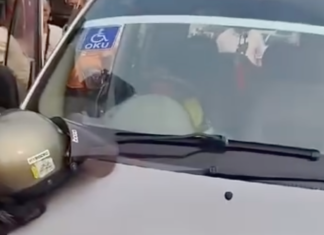Remaja 14 tahun pandu kereta langgar dua kenderaan