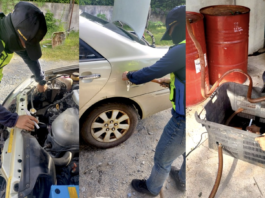 Warga Thailand sorok 350 liter petrol dalam Toyota Camry