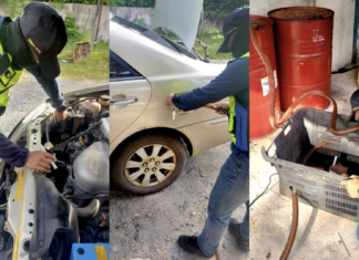 Warga Thailand sorok 350 liter petrol dalam Toyota Camry