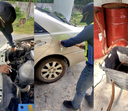 Warga Thailand sorok 350 liter petrol dalam Toyota Camry