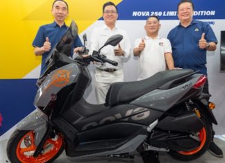 Aveta buka G Elite Motor, lancar Nova 250 G Elite Edition terhad 128 unit