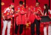 Mesej peminat Malaysia hiasi jaket batik Hamilton, Leclerc