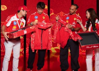 Mesej peminat Malaysia hiasi jaket batik Hamilton, Leclerc
