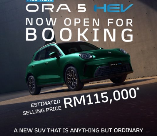 GWM Malaysia buka tempahan ORA 5 HEV, anggaran harga RM115,000