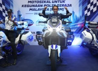 Mforce serah enam motosikal kepada JSPT untuk ujian PoC