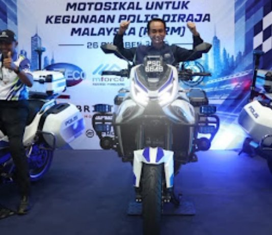Mforce serah enam motosikal kepada JSPT untuk ujian PoC