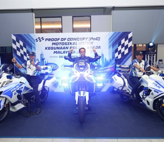 MForce serah 6 motosikal kepada PDRM
