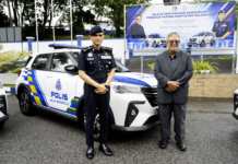 Perodua sumbang sembilan kereta kepada Polis Selangor