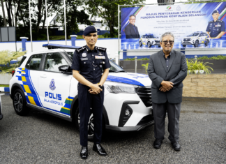 Perodua sumbang sembilan kereta kepada Polis Selangor