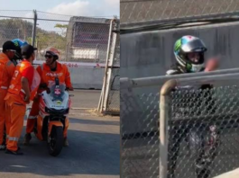 Tunjuk jari tengah, Alex Rins mohon maaf