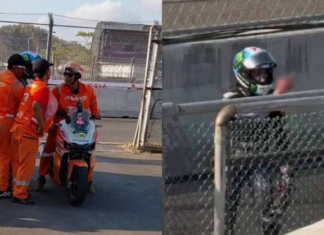 Tunjuk jari tengah, Alex Rins mohon maaf