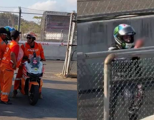 Tunjuk jari tengah, Alex Rins mohon maaf
