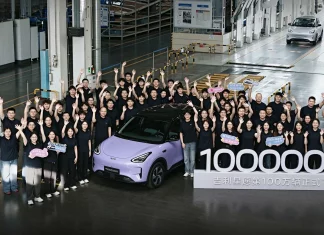 Geely EX2 capai 1 juta pengeluaran dalam dua tahun