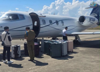 Jet peribadi terbang kosong dari subang, ambil 521kg dadah di Laos
